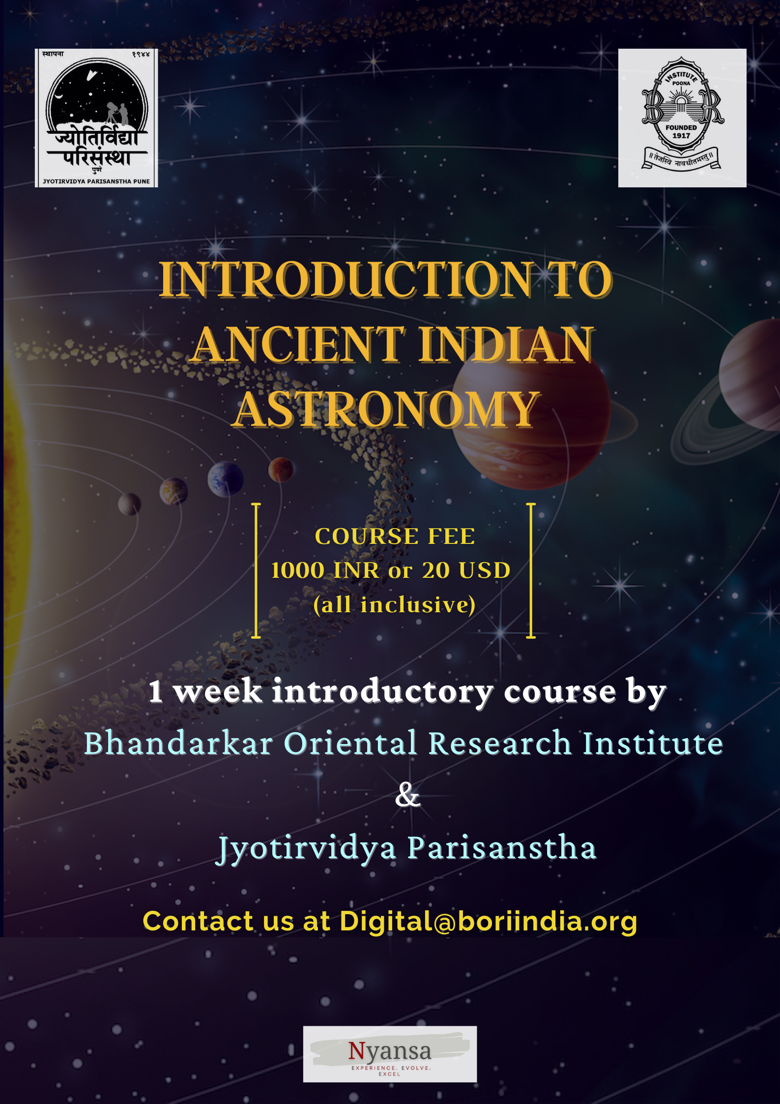 Introduction to Ancient Indian Astronomy
